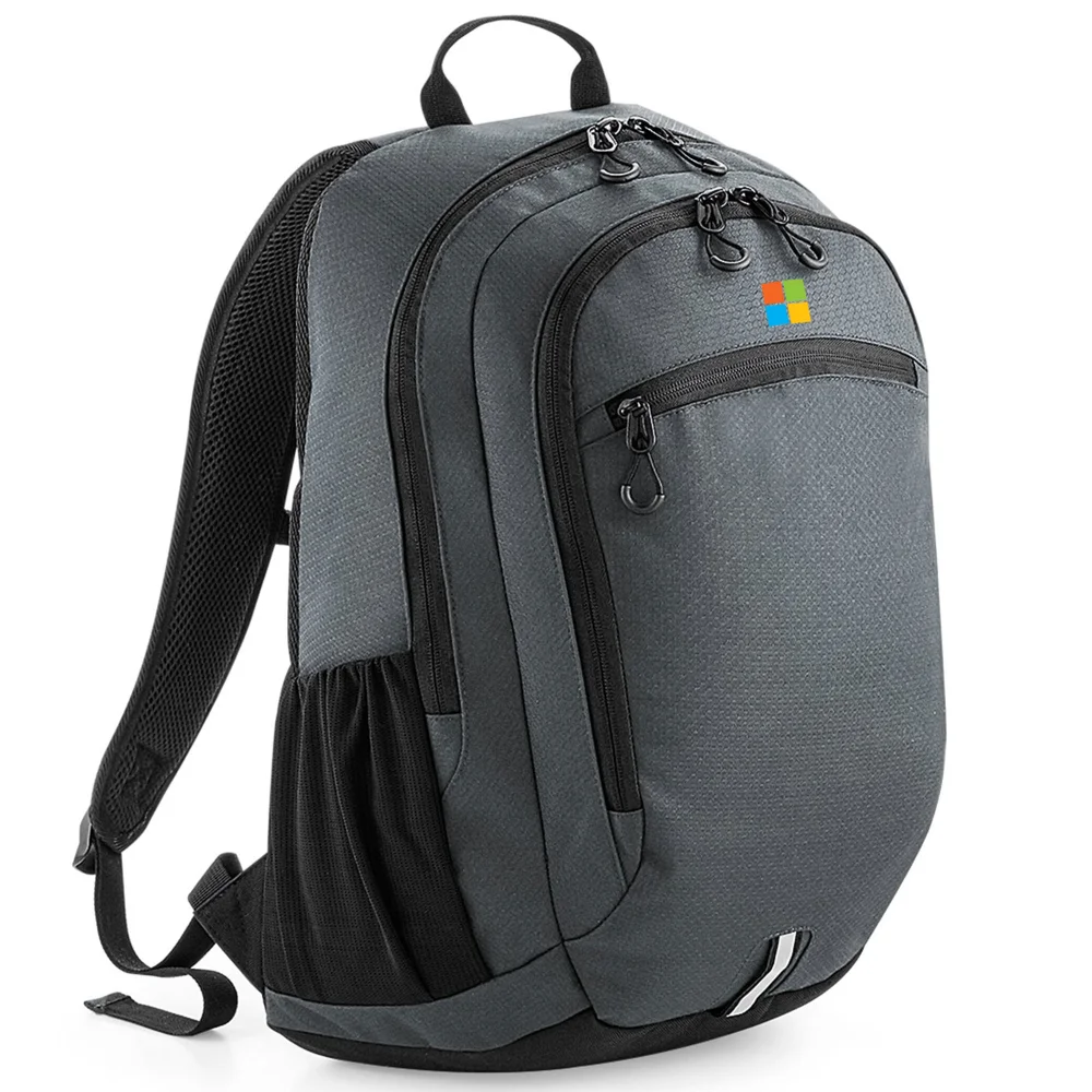 Microsoft Grey Icon Backpack Image 1