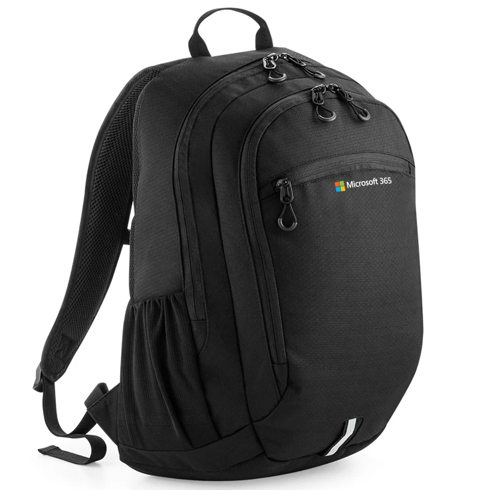Microsoft 365 Black Backpack Image 1