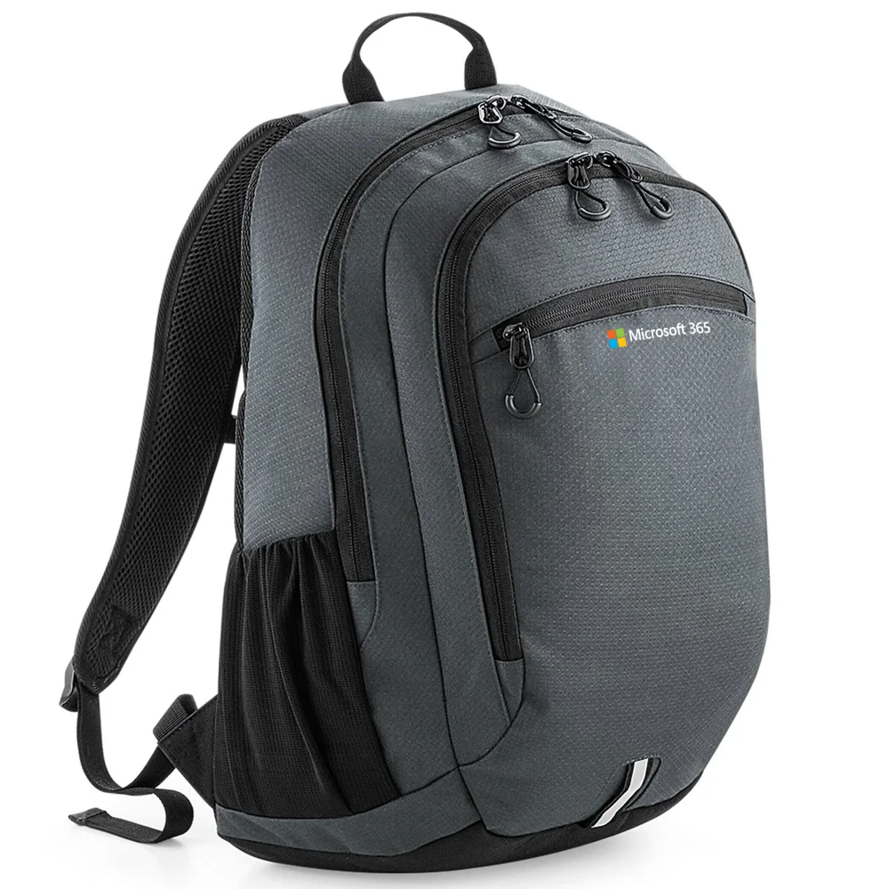 Microsoft 365 Grey Backpack Image 1