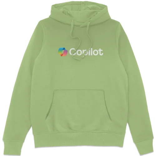 Copilot Pistachio S Chest Print Hoodie Image 1