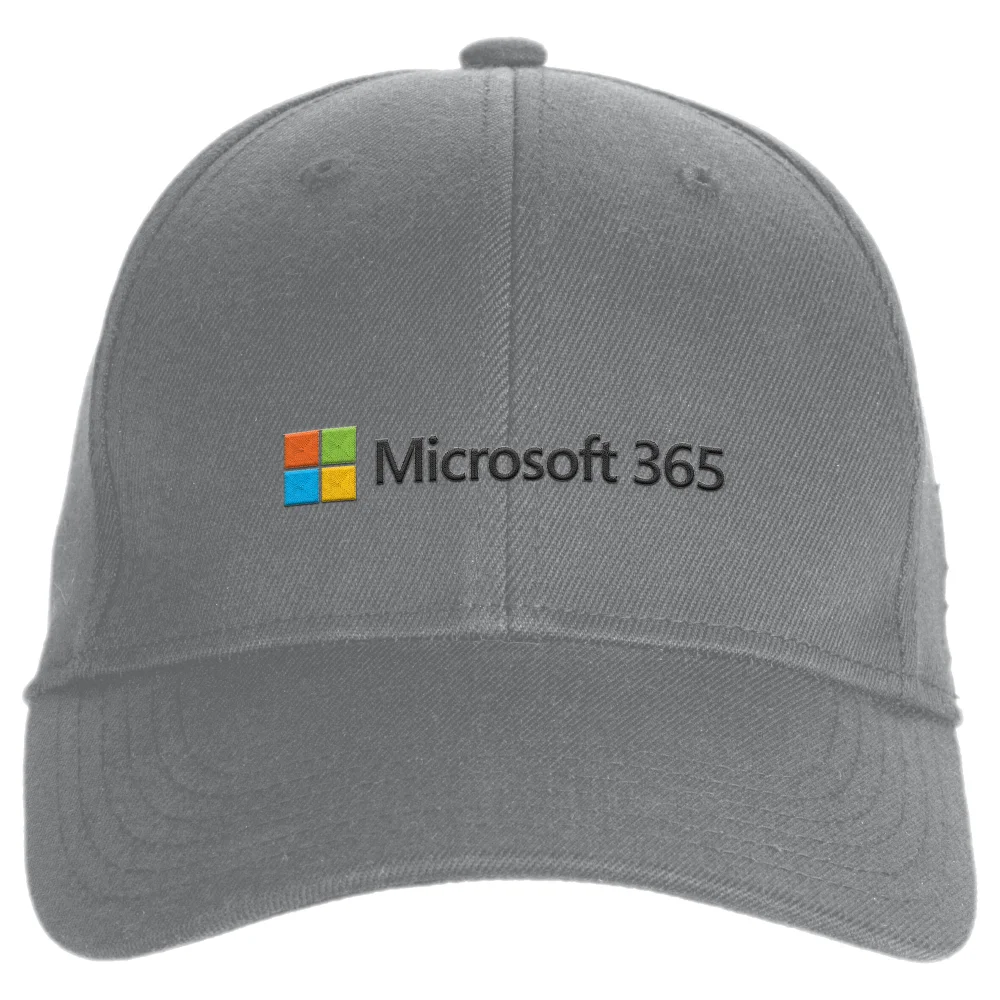 Microsoft 365 Grey Embroidered Cap Image 1
