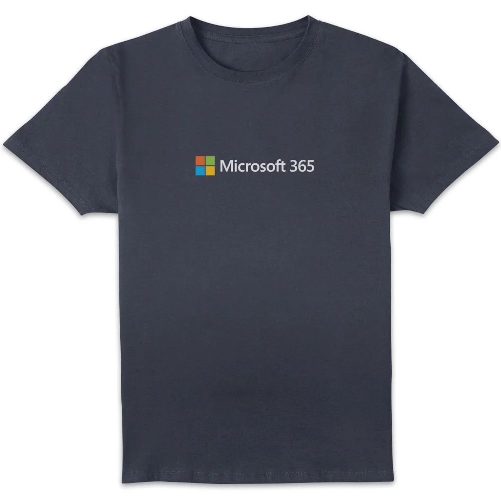 Microsoft 365 Chest Print Unisex T-Shirt - Navy - S Image 1