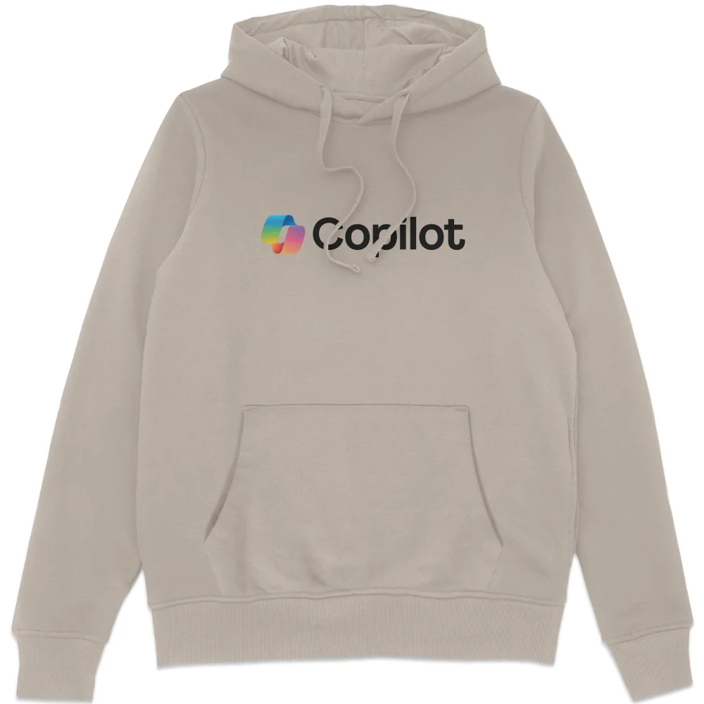 Copilot Cream S Chest Print Hoodie Image 1