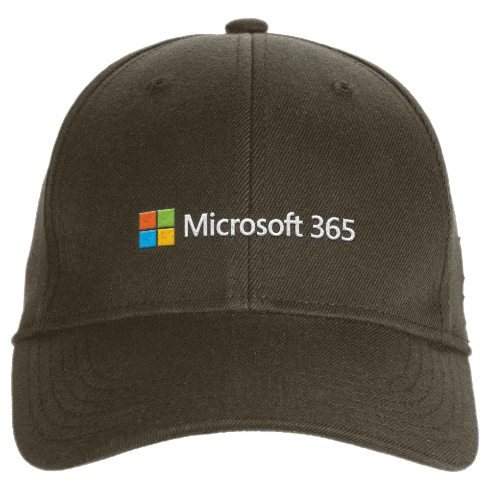 Microsoft 365 Olive Embroidered Cap Image 1