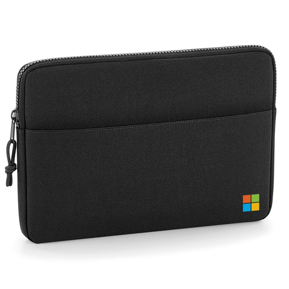 Microsoft 13" Black Icon Laptop Sleeve Image 1