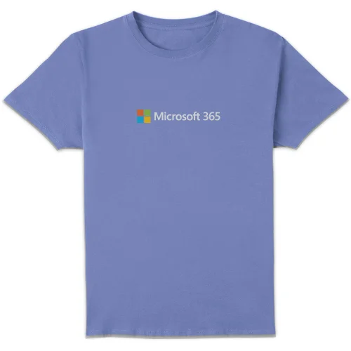 Microsoft 365 Chest Print Unisex T-Shirt - Violet - S Image 1
