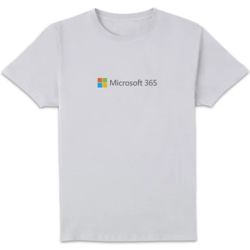 Microsoft 365 White S Chest Print Standard T-Shirt Image 1