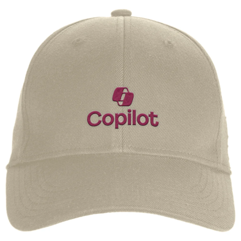 Copilot Natural Stack Embroidered Cap Image 1