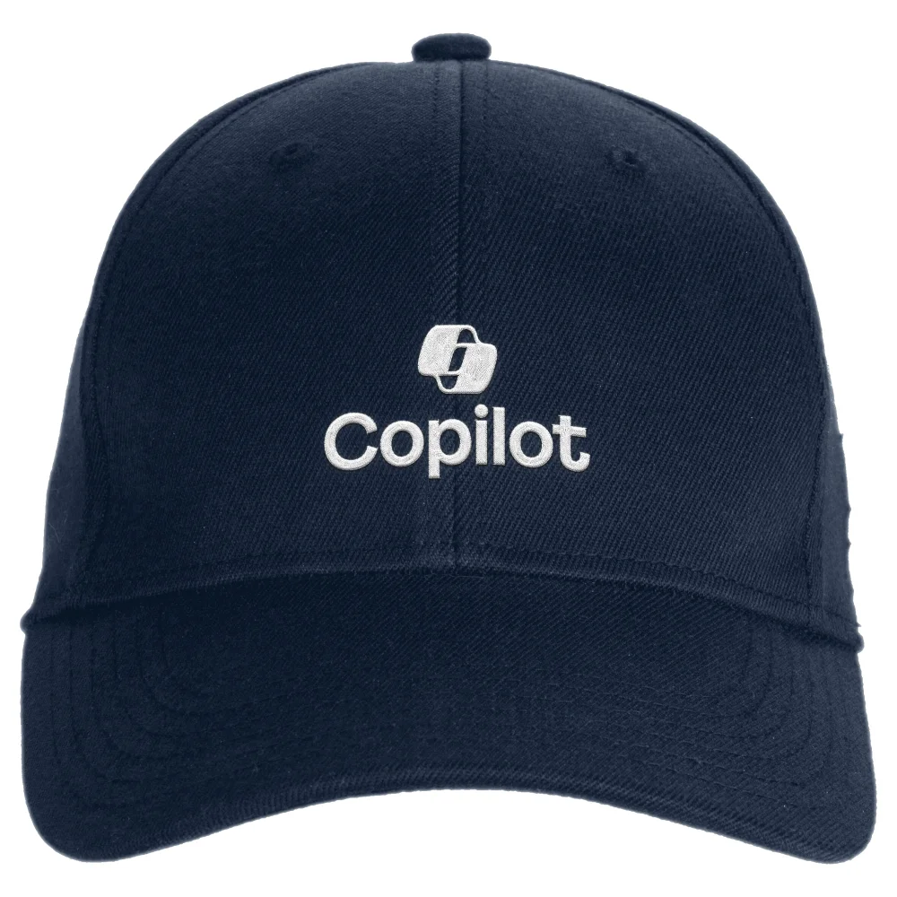 Copilot Navy Stack Embroidered Cap Image 1