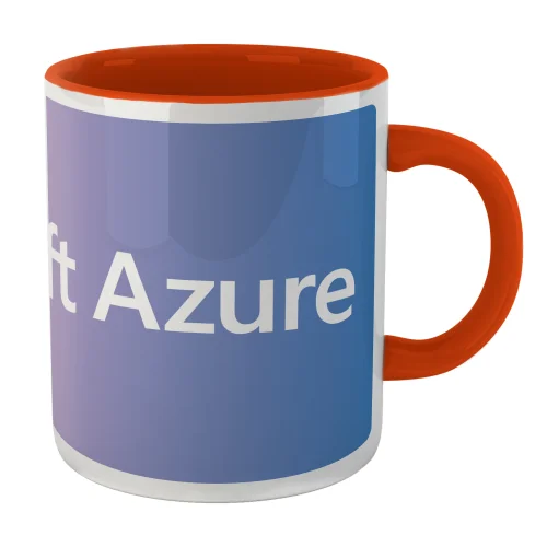 Microsoft Azure Orange Gradient Orange Mug Image 2