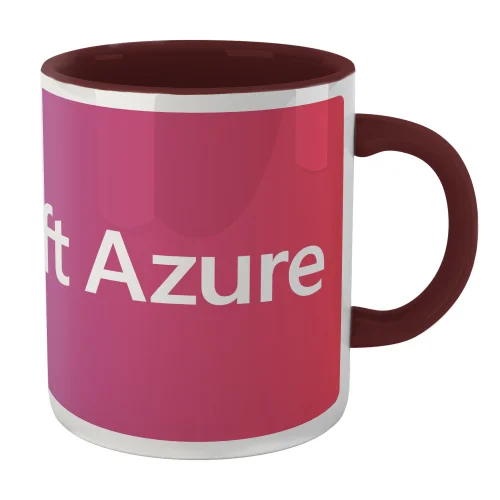Microsoft Azure Burgundy Gradient Pink Mug Image 2