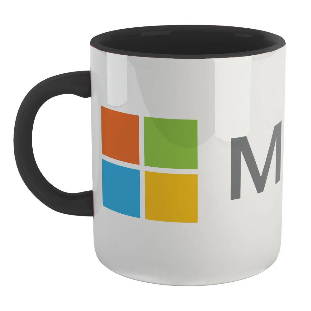 Microsoft Black Mug Image 1