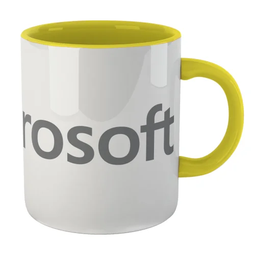 Microsoft Yellow Mug Image 2