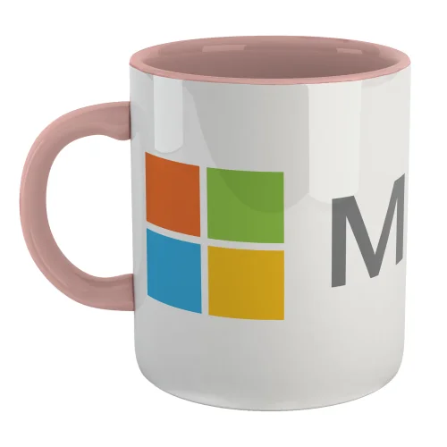 Microsoft Pink Mug Image 1
