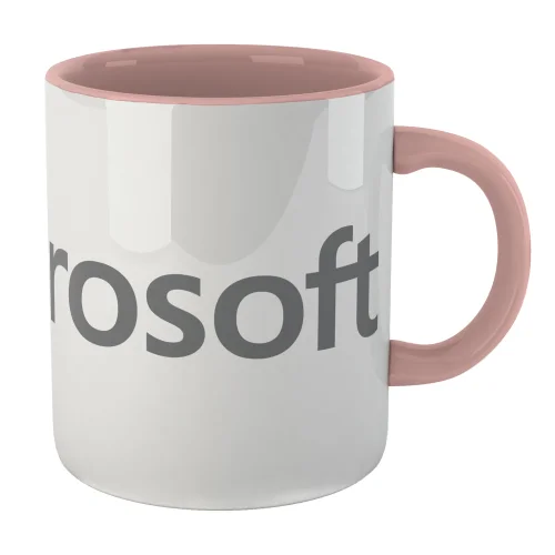 Microsoft Pink Mug Image 2