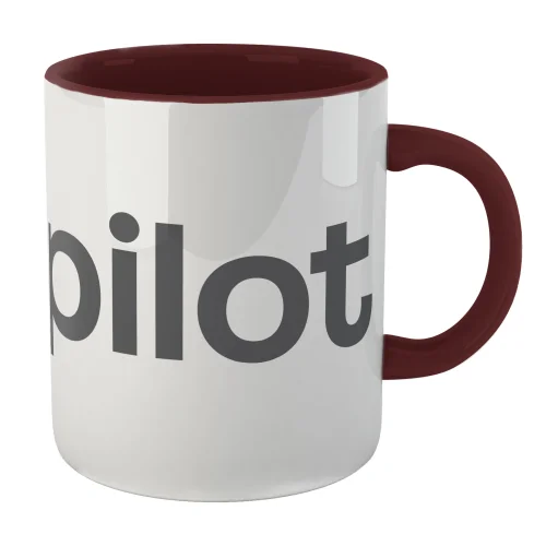 Microsoft Azure Burgundy Copilot Mug Image 2