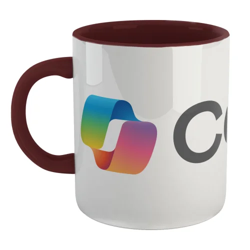 Microsoft Azure Burgundy Copilot Mug Image 1