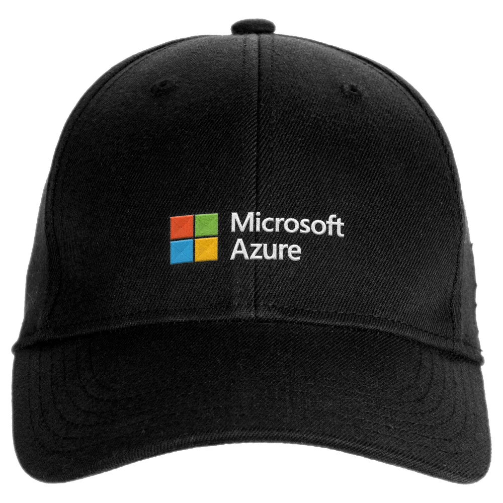 Microsoft Azure Black Embroidered Cap Image 1