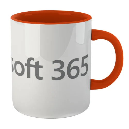 Microsoft Azure Orange Microsoft 365 Mug Image 2