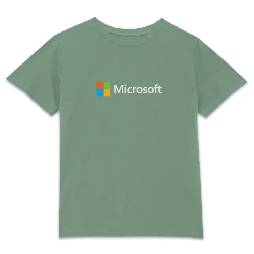 Microsoft Sage 3-4 Years Chest Print Kids' T-Shirt Image 1