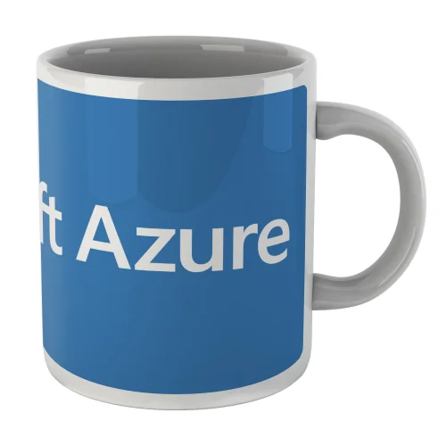 Microsoft Azure Blue Mug Image 2