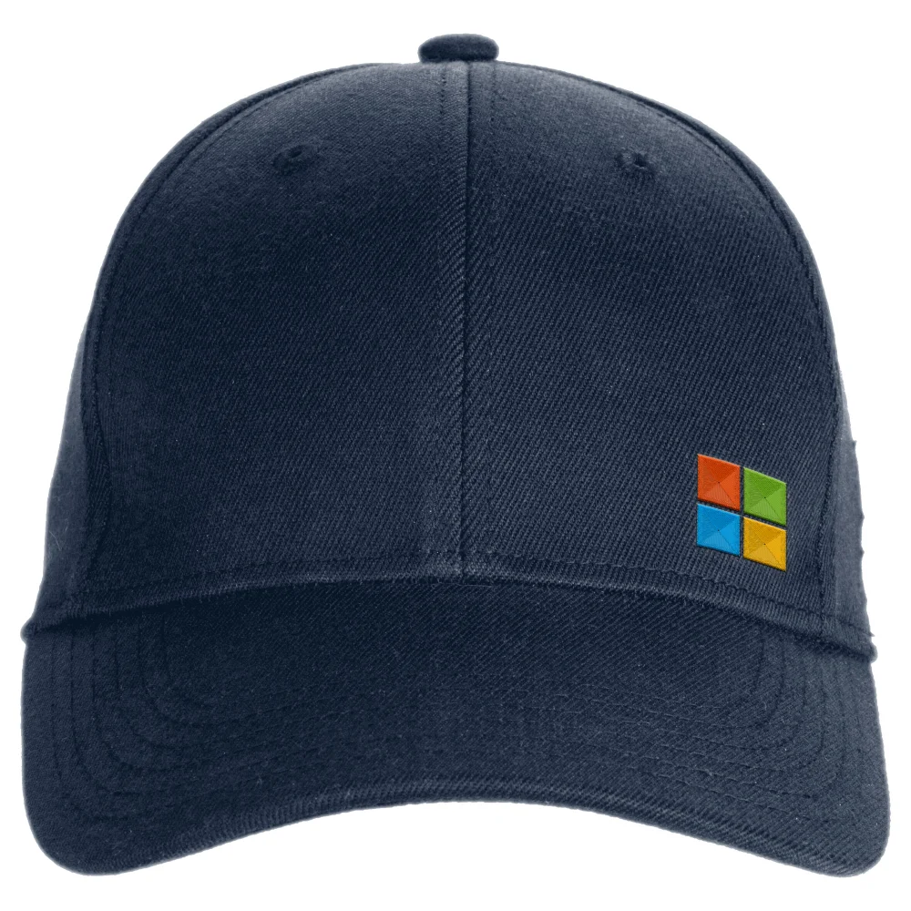 Microsoft Navy Icon Embroidered Cap Image 1