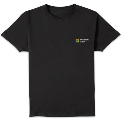 Microsoft Azure Black S Pocket Print Standard T-Shirt Image 1