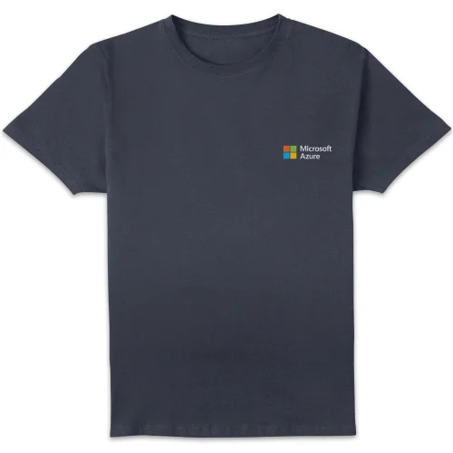Microsoft Azure Navy S Pocket Print Standard T-Shirt Image 1
