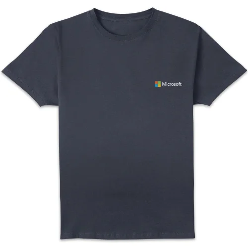 Microsoft Navy S Pocket Print Standard T-Shirt Image 1