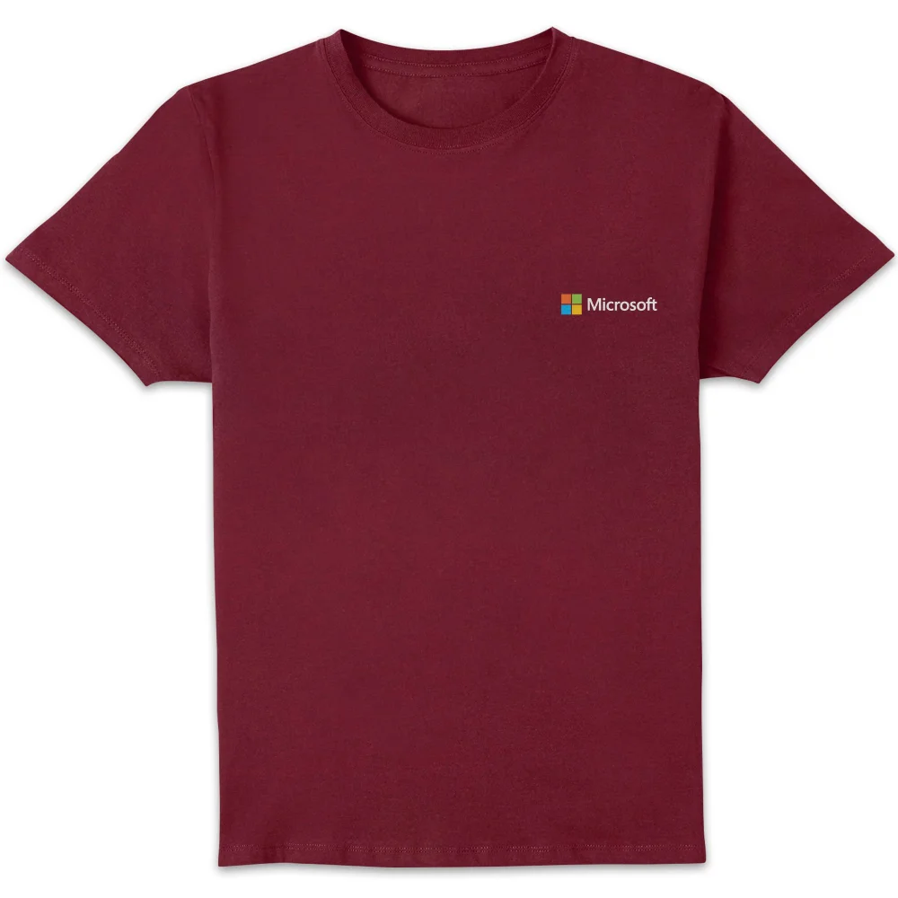 Microsoft Burgundy S Pocket Print Standard T-Shirt Image 1