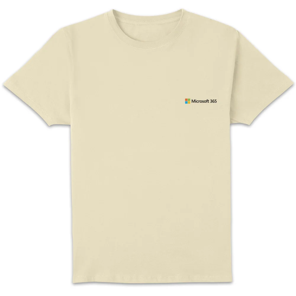 Microsoft 365 Cream S Pocket Print Standard T-Shirt Image 1