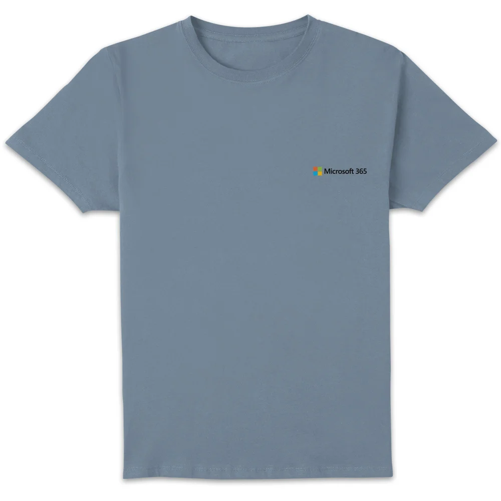 Microsoft 365 Stone Blue S Pocket Print Standard T-Shirt Image 1