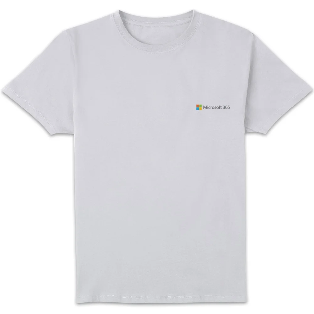Microsoft 365 White S Pocket Print Standard T-Shirt Image 1
