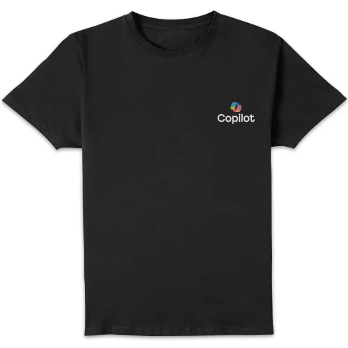 Copilot Black S Pocket Print Standard T-Shirt Image 1