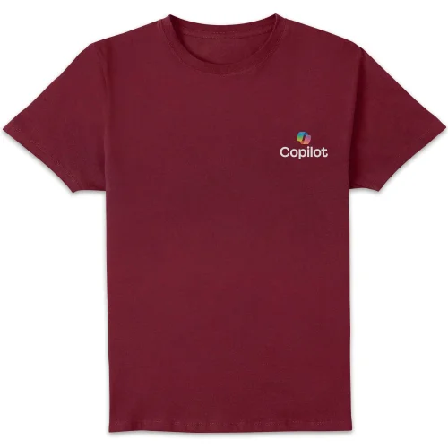 Copilot Burgundy S Pocket Print Standard T-Shirt Image 1