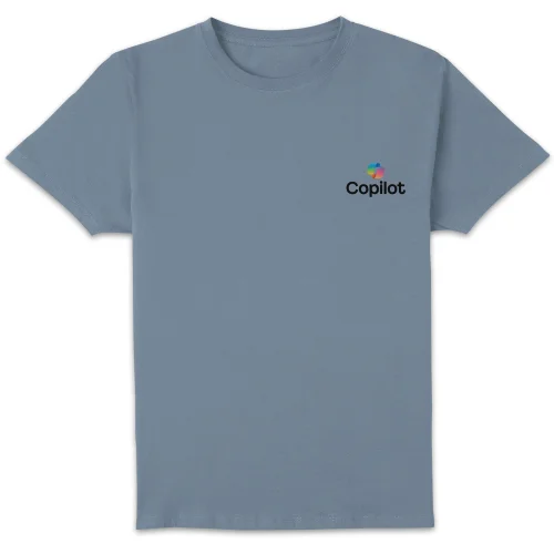 Copilot Stone Blue S Pocket Print Standard T-Shirt Image 1