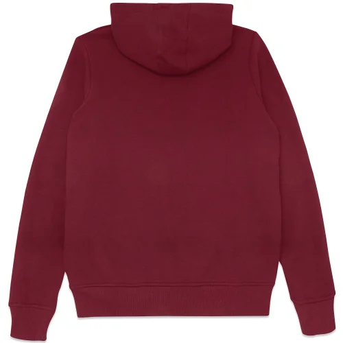 Microsoft Burgundy S Sleeve Print Hoodie Image 2