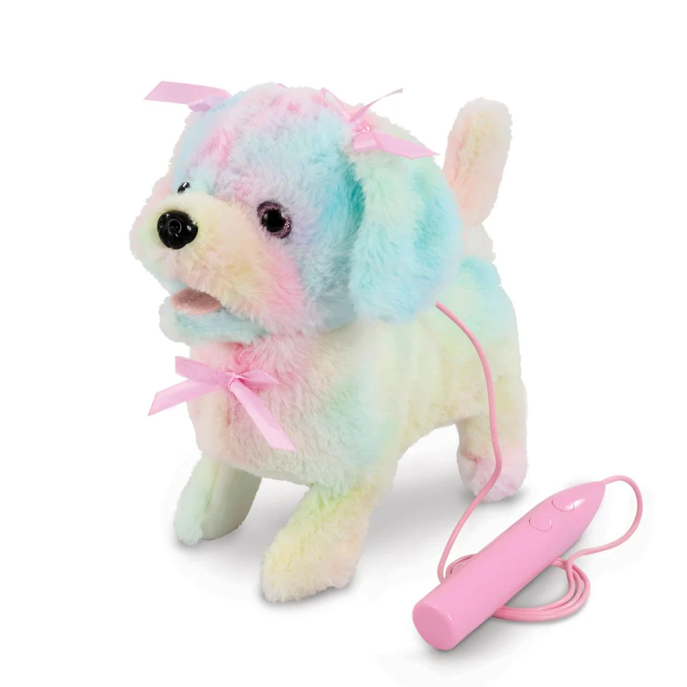 Pitter Patter Pets Walk Along Puppy Tie Dye Poodle Electronic Pet Image 1