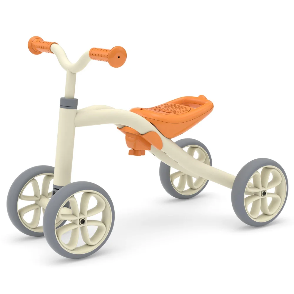 Chillafish Quadie 4 Wheeler Grey Orange Ride On Image 1