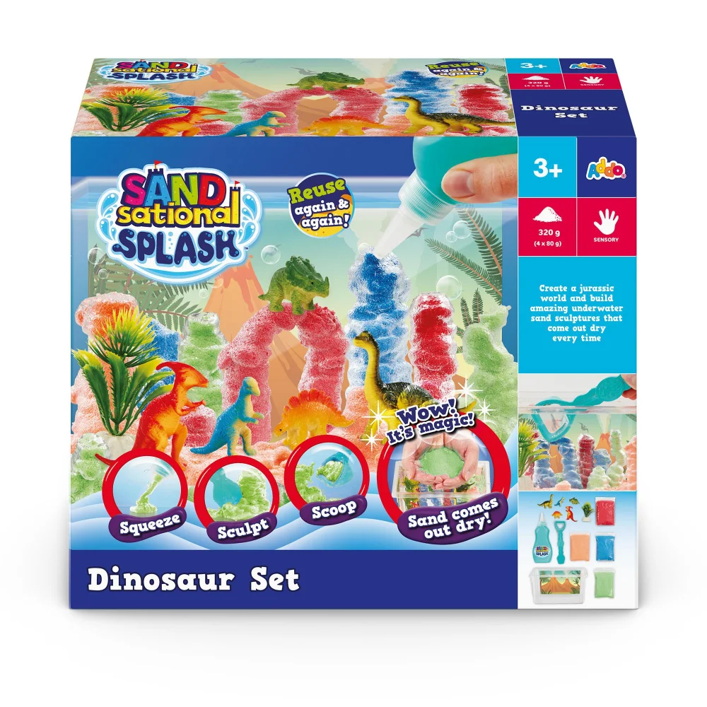 SANDsational Splash Dinosaur Craft Set Image 1