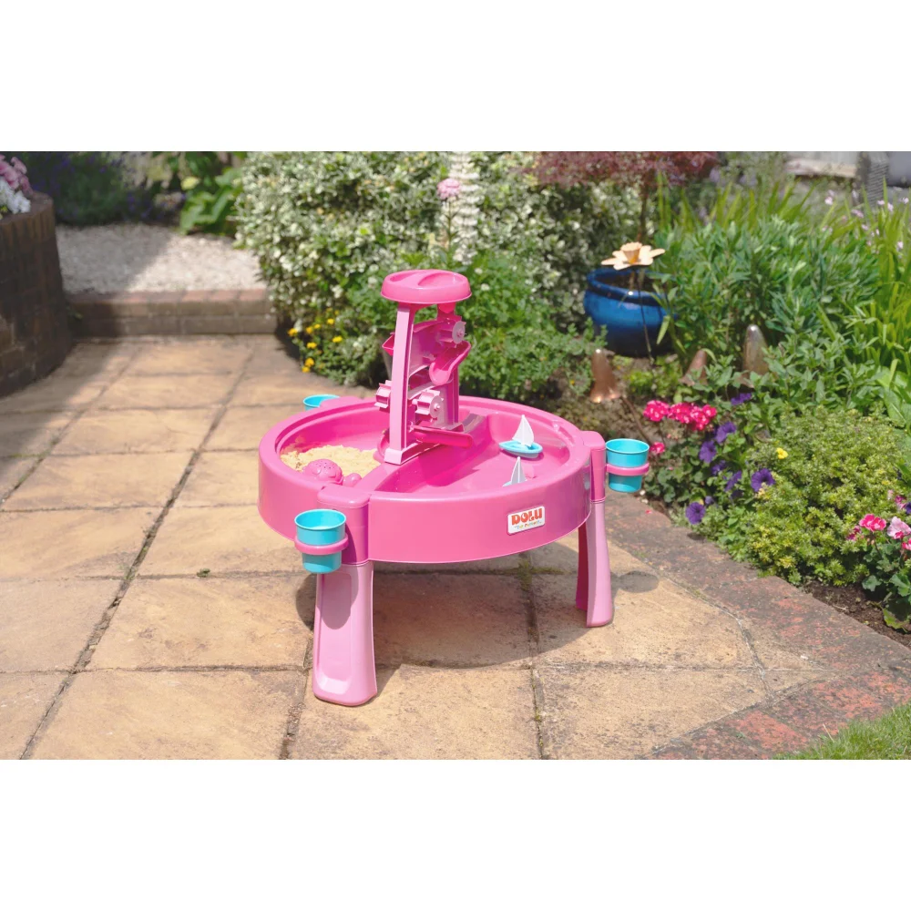 Dolu 3 in 1 Unicorn Themed Activity, Sand and Water Table With Lid Image 1