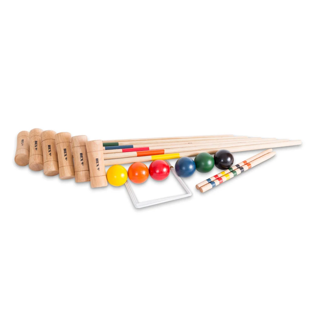 Bex Sport Wooden Family Croquet Set Image 1