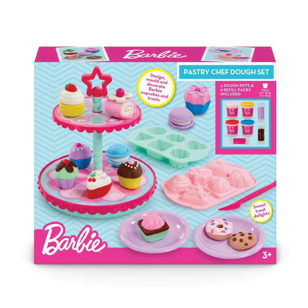 Barbie Pastry Chef Dough Playset Image 1