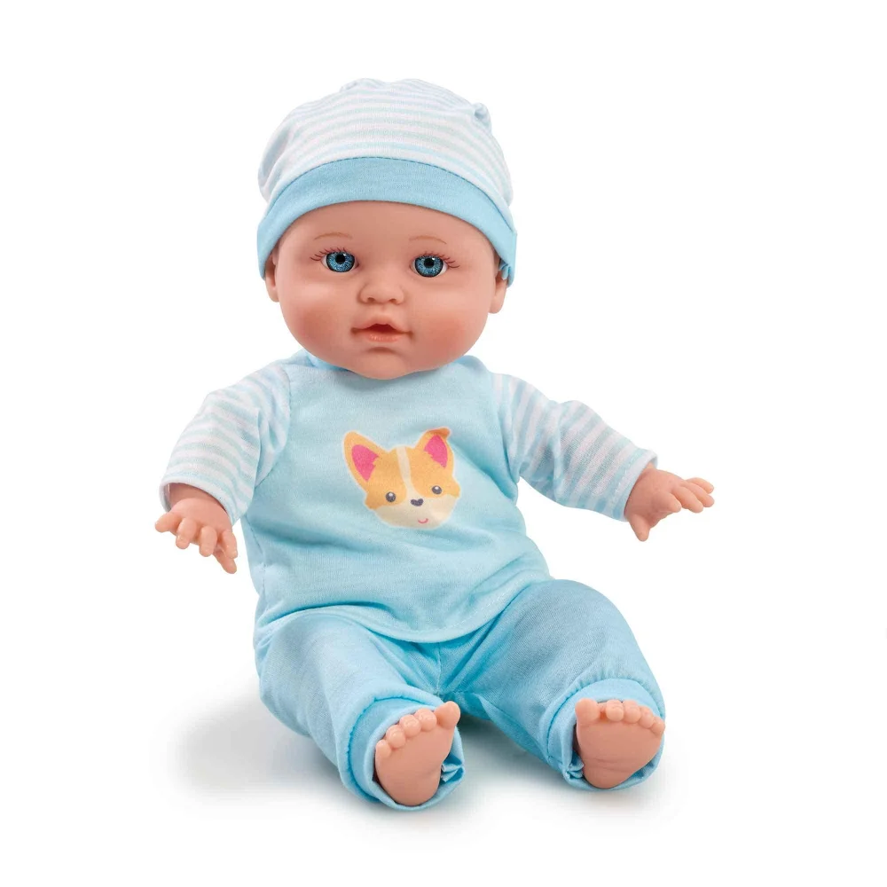 Be My Baby Cuddly Baby Doll in Blue Outfit Image 1