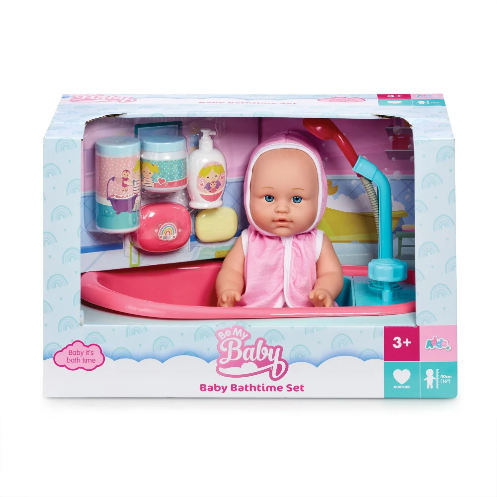 Be My Baby Doll and Bath Bathtime Playset Image 1