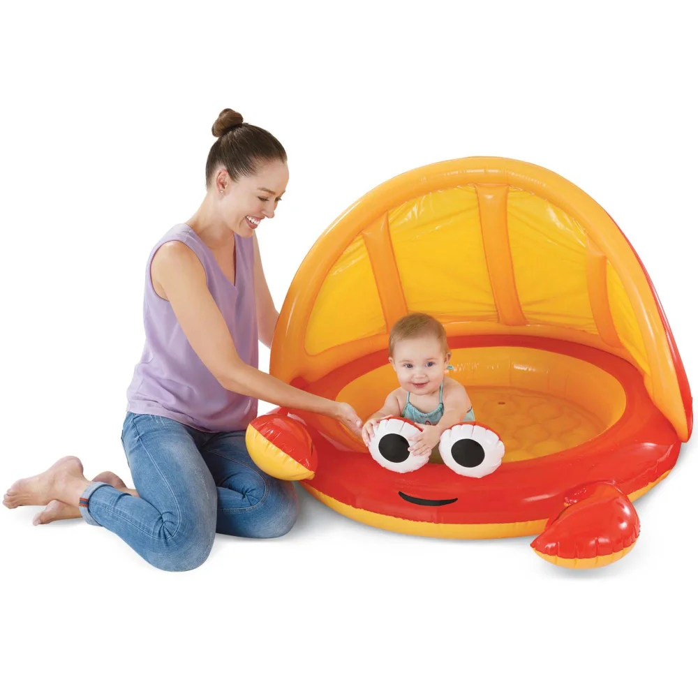 Early Learning Centre 3.4ft Crab Shade Pool Image 1