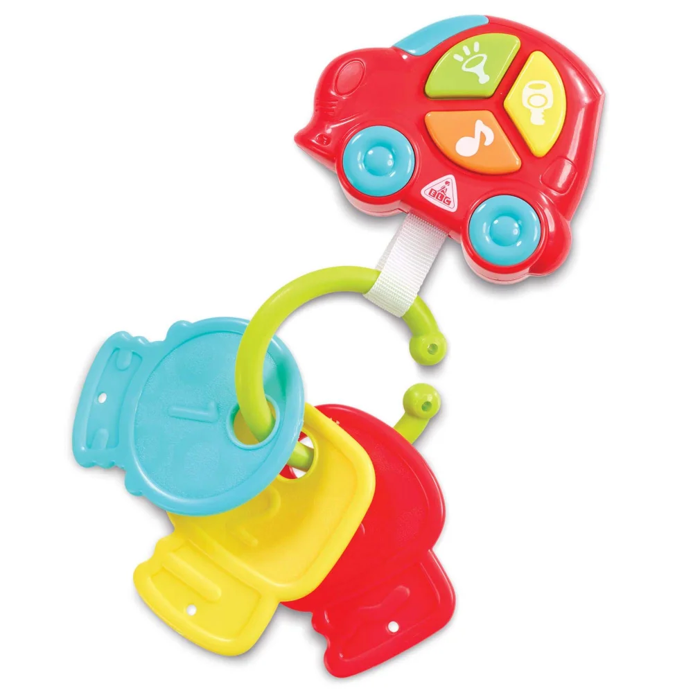 Early Learning Centre Beep Beep Baby Car Keys Sensory Toy Image 1