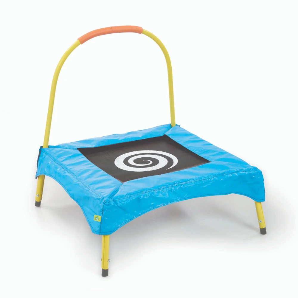 Early Learning Centre Blue Junior Trampoline Image 1