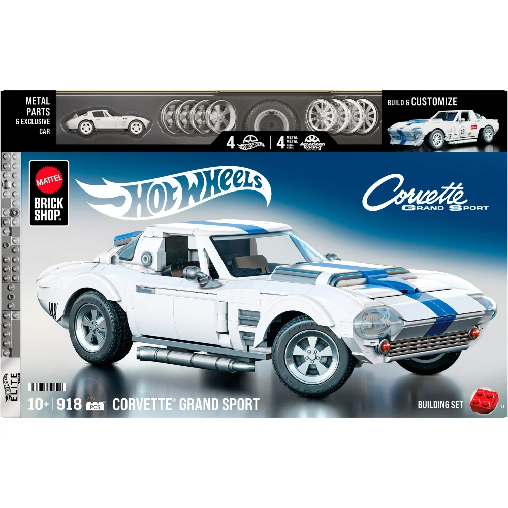 Brick Shop Hot Wheels Corvette Grand Sport Construction Set Image 1