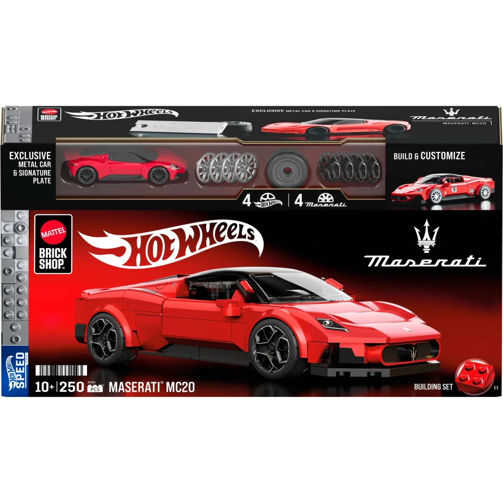 Brick Shop Hot Wheels Maserati MC20 Construction Set Image 1